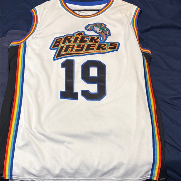MTV Other - White Brick Layers Basketball Jersey